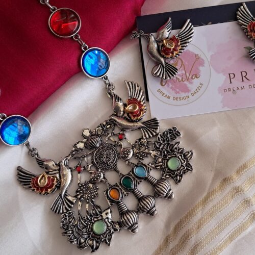 DAIVIK pachi kundan Necklace