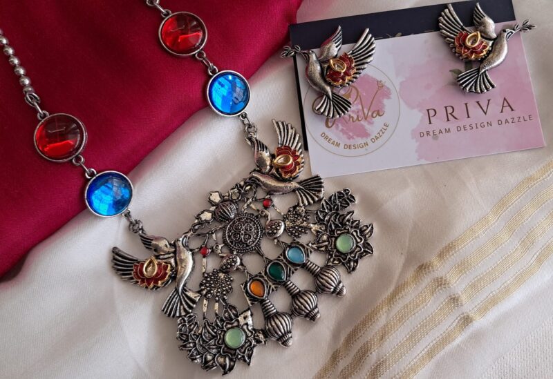 DAIVIK pachi kundan Necklace