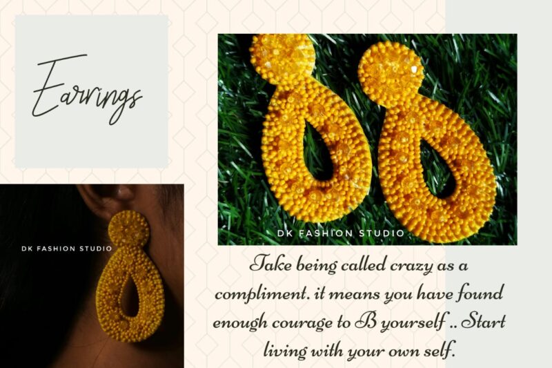 YELLOW BEADED