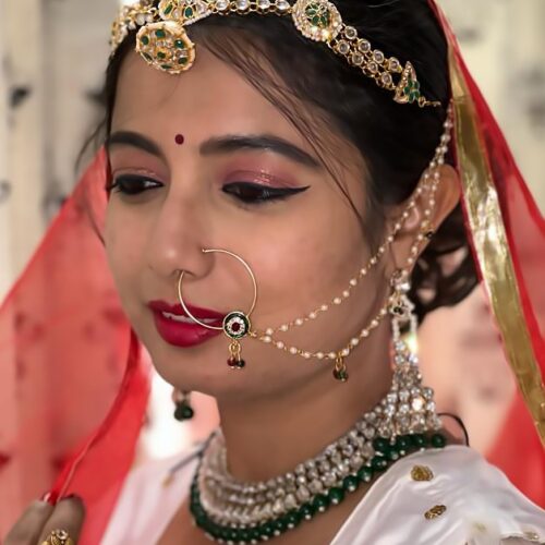 GREEN - GOLDEN MATHA PATTI