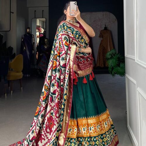 NAVRATRI SPECIAL - GREEN MARRON