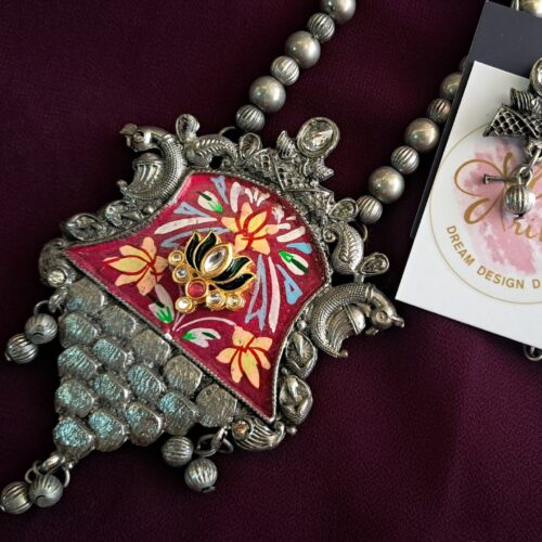HARITI pachi kundan NECKLACE