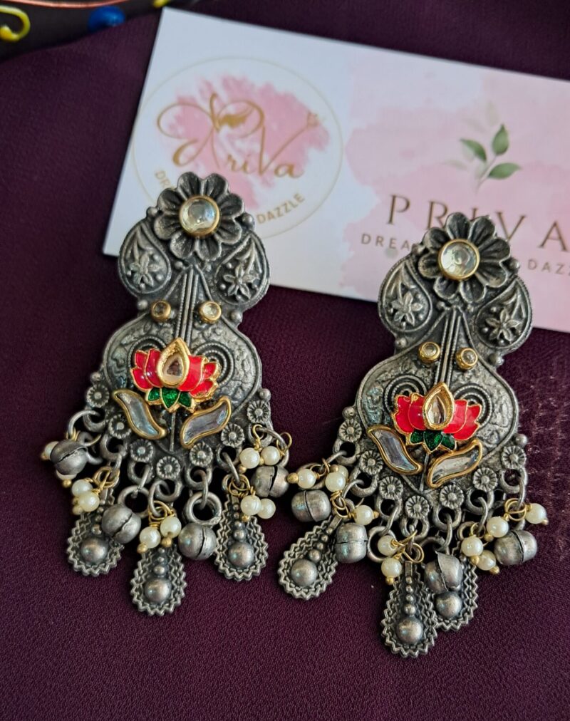 SRIDEVI PACHI KUNDAN EARRINGS
