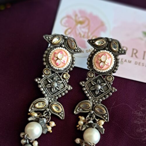 MEENA PACHI KUNDAN EARRINGS