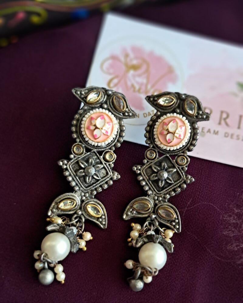 MEENA PACHI KUNDAN EARRINGS