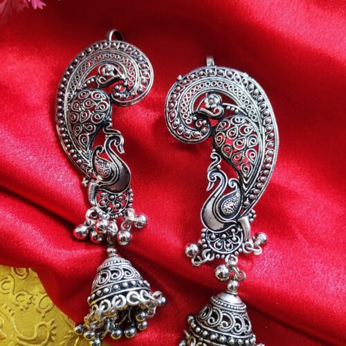NUTAN EARRINGS WITH EAR CUFF