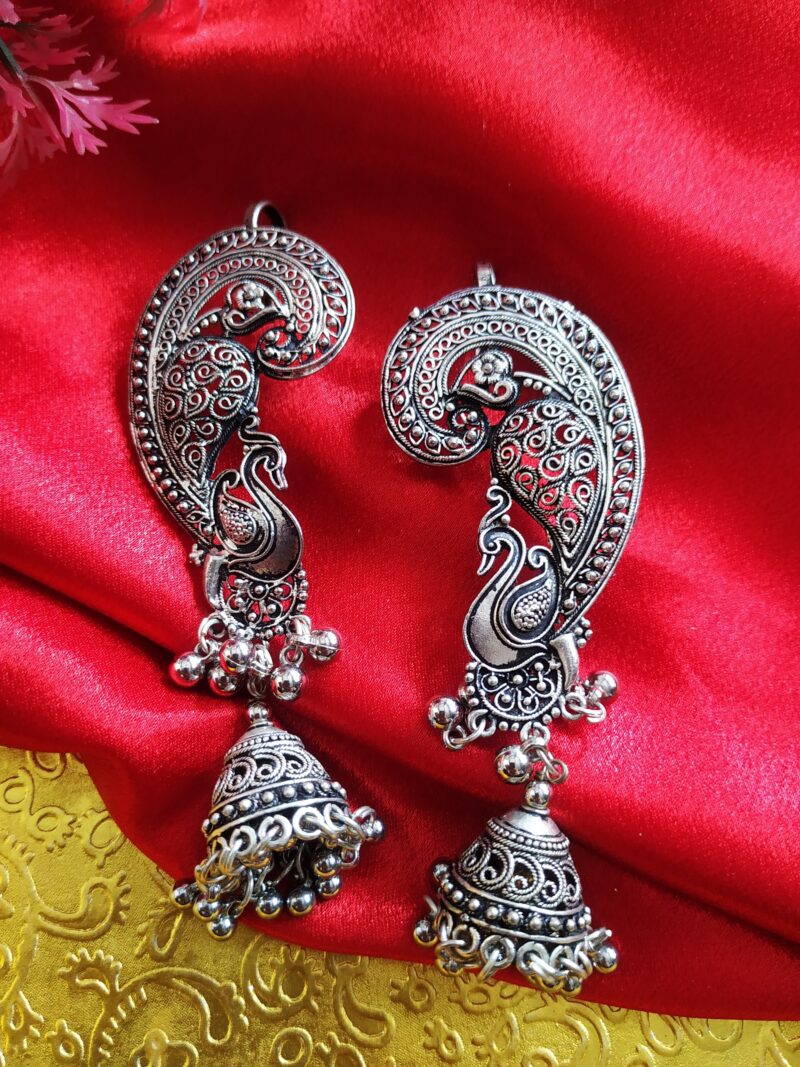NUTAN EARRINGS WITH EAR CUFF