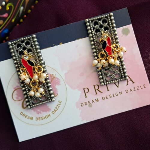 Deniz PACHI KUNDAN EARRINGS