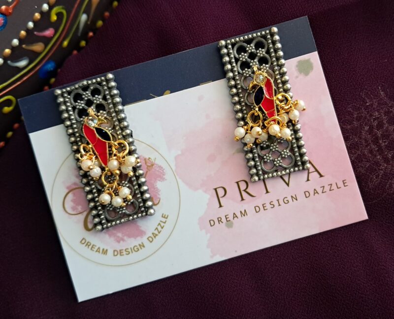 Deniz PACHI KUNDAN EARRINGS