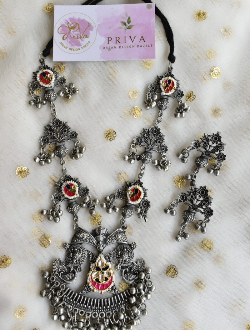 Bhrithi pachi kundan Necklace