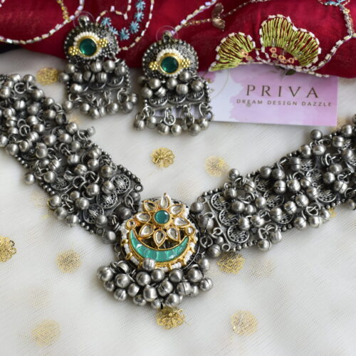 Aagha PACHI KUNDAN Necklace