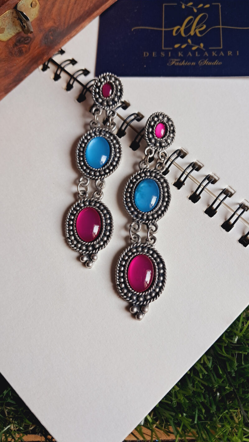UPAGYA OXIDISED EARRINGS - Image 2