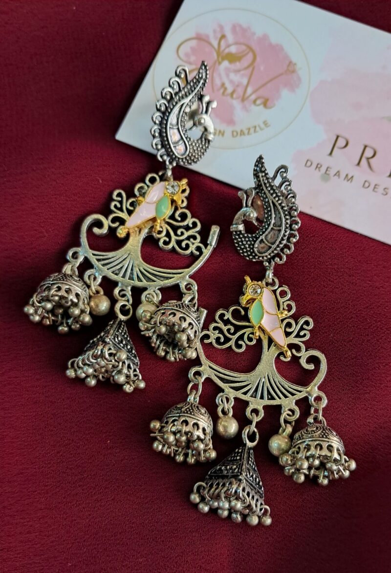 VIYUSHII  PACHI KUNDAN EARRINGS