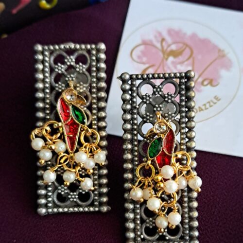 LAAVI PACHI KUNDAN EARRING