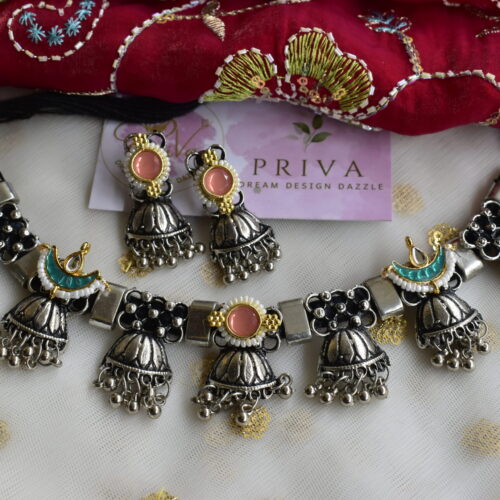 ASHIN PACHI KUNDAN NECKLACE