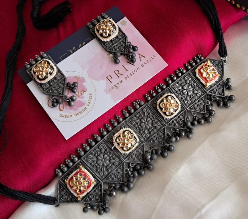 Aera pachi kundan NECKLACE
