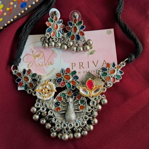 Hei pachi kundan NECKLACE