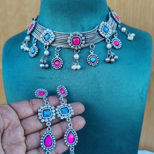 Ya Sang OXIDISED NECKLACE