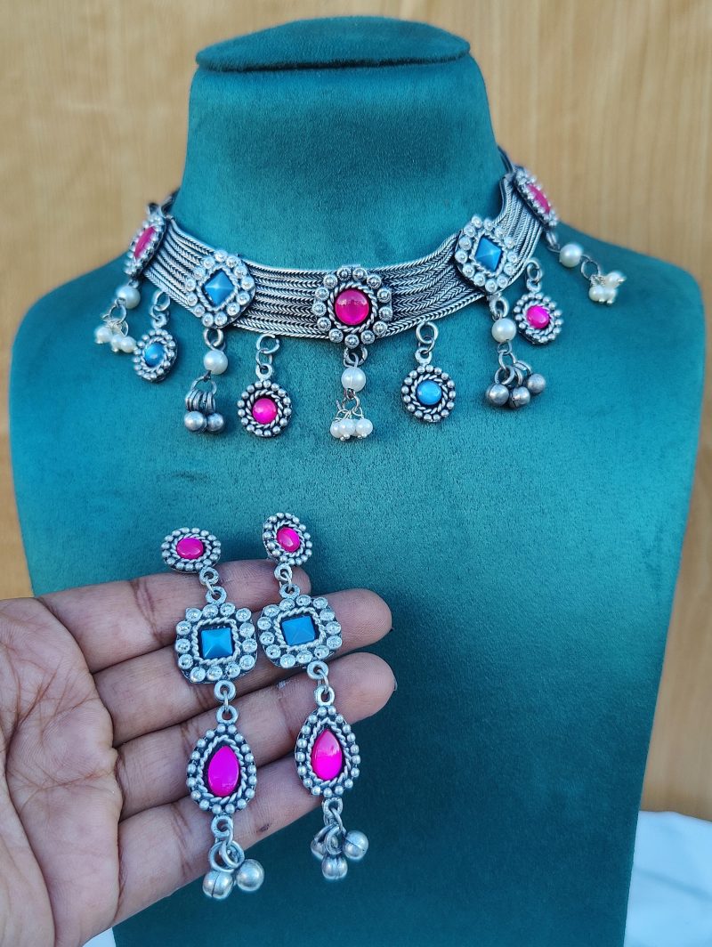 Ya Sang OXIDISED NECKLACE