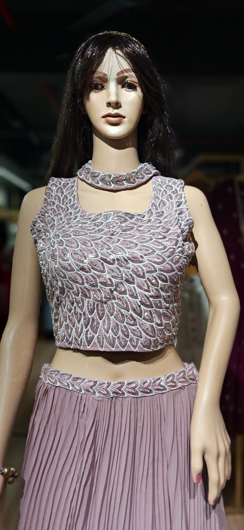 Lahenga choli pink