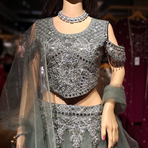 Lahenga choli Green