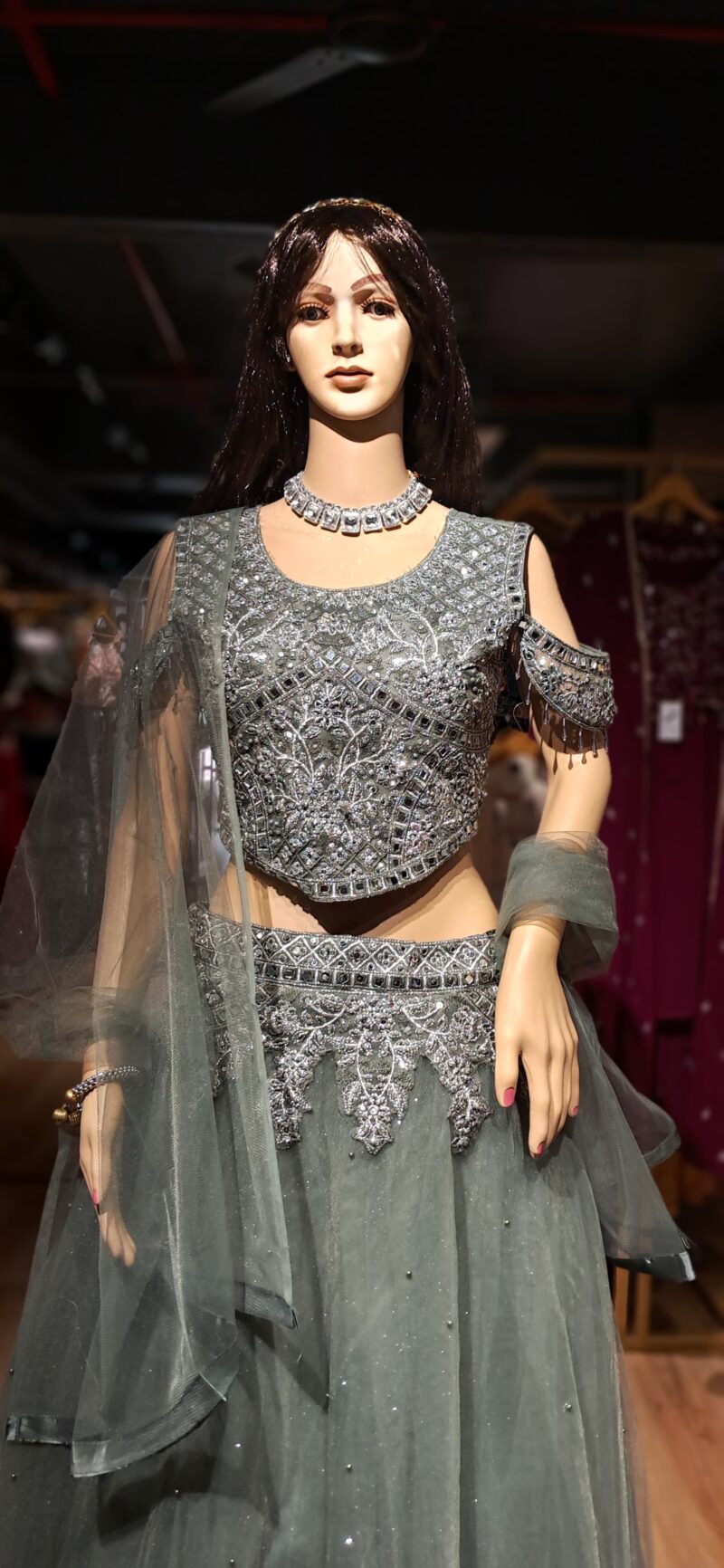 Lahenga choli Green
