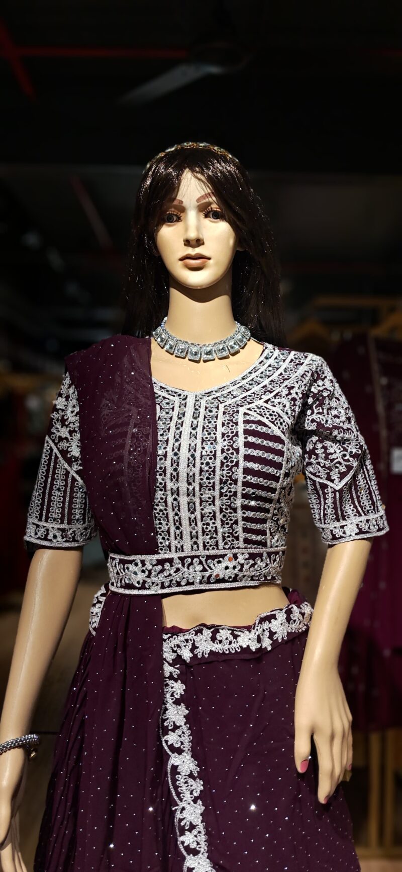 SAREE CONCEPT CHOLI PURPLE