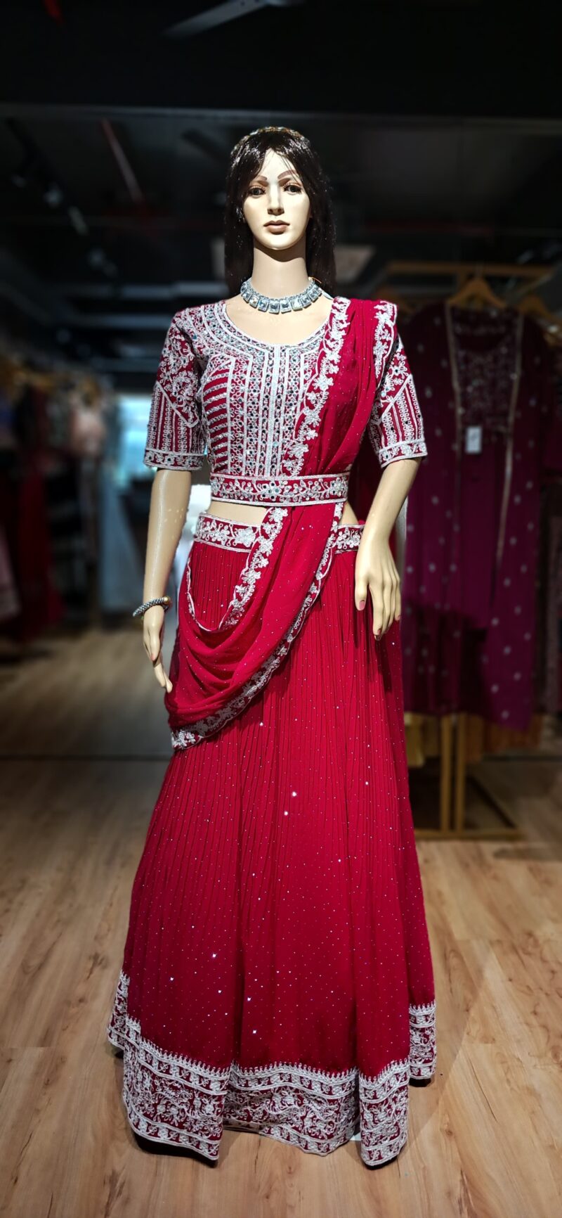 SAREE CONCEPT CHOLI PINK - Image 2