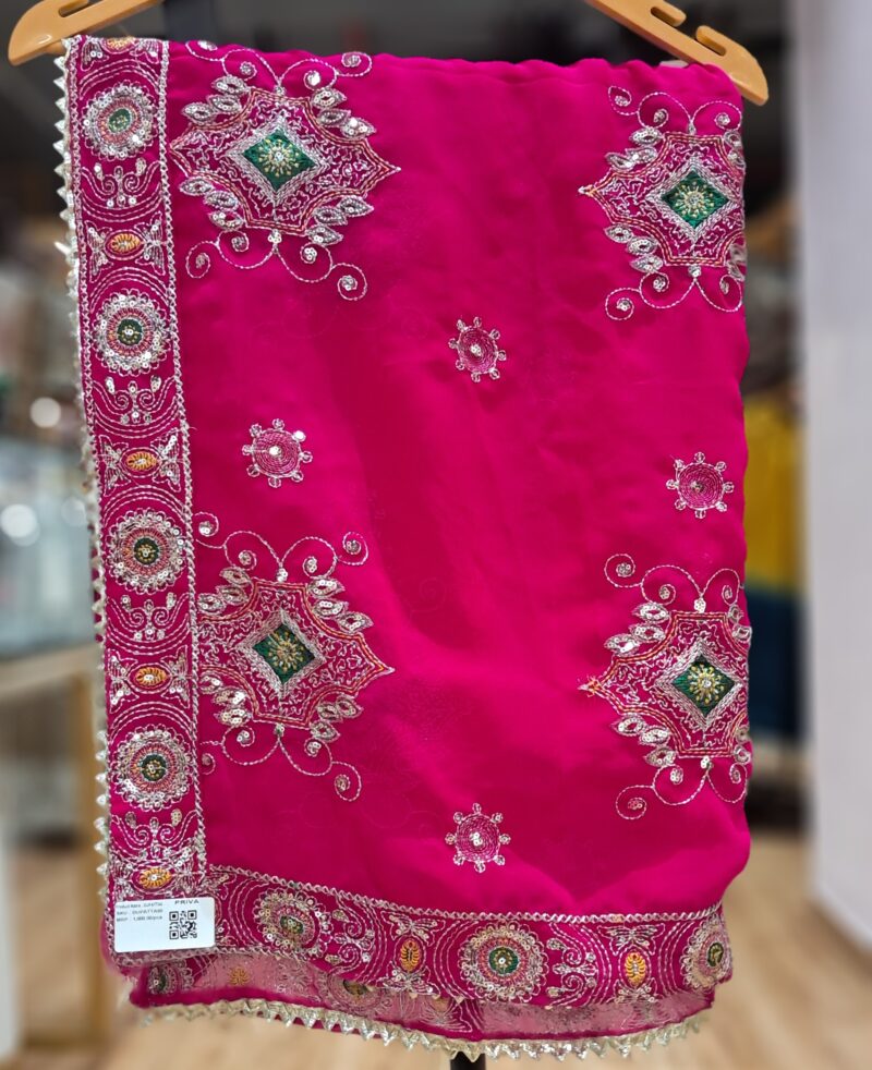 VINTAGE DUPATTA -PINK