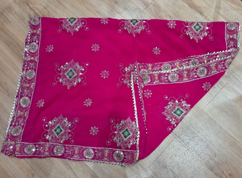 VINTAGE DUPATTA -PINK - Image 3