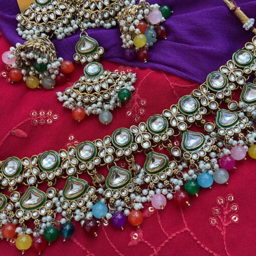 MAYURA PACHI KUNDAN NECKLACE