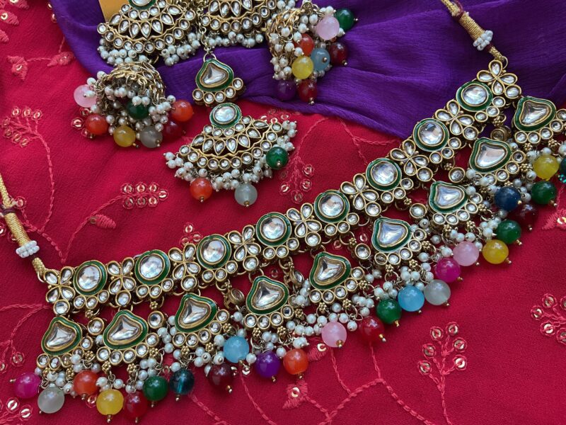 MAYURA PACHI KUNDAN NECKLACE