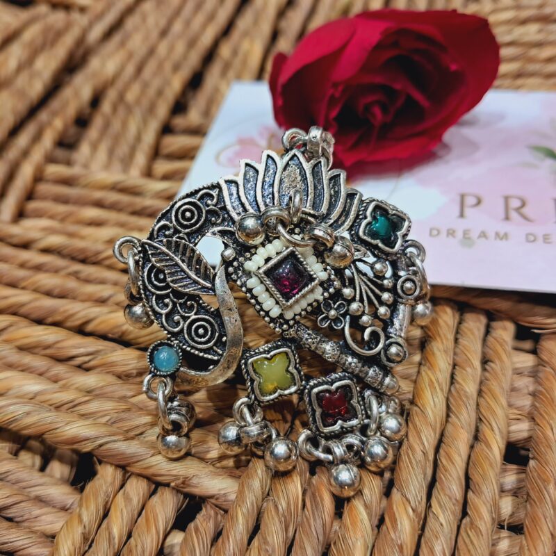 Khyati oxidised ring