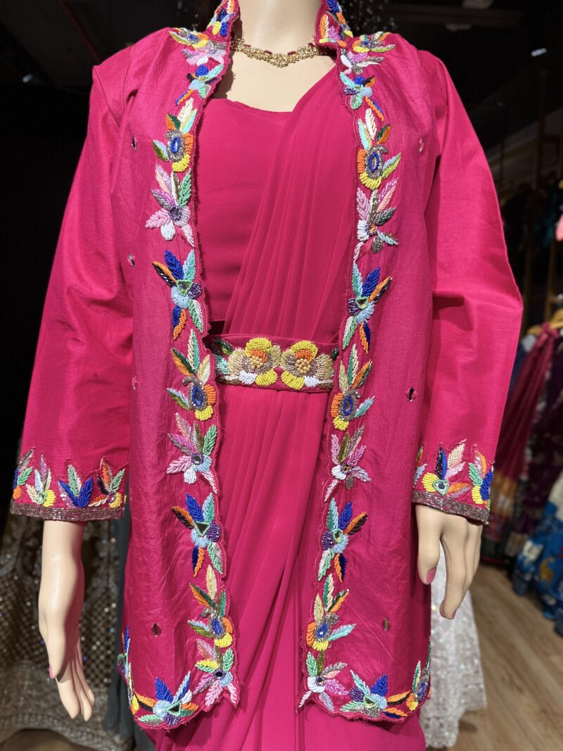 Indo western saree - Image 6