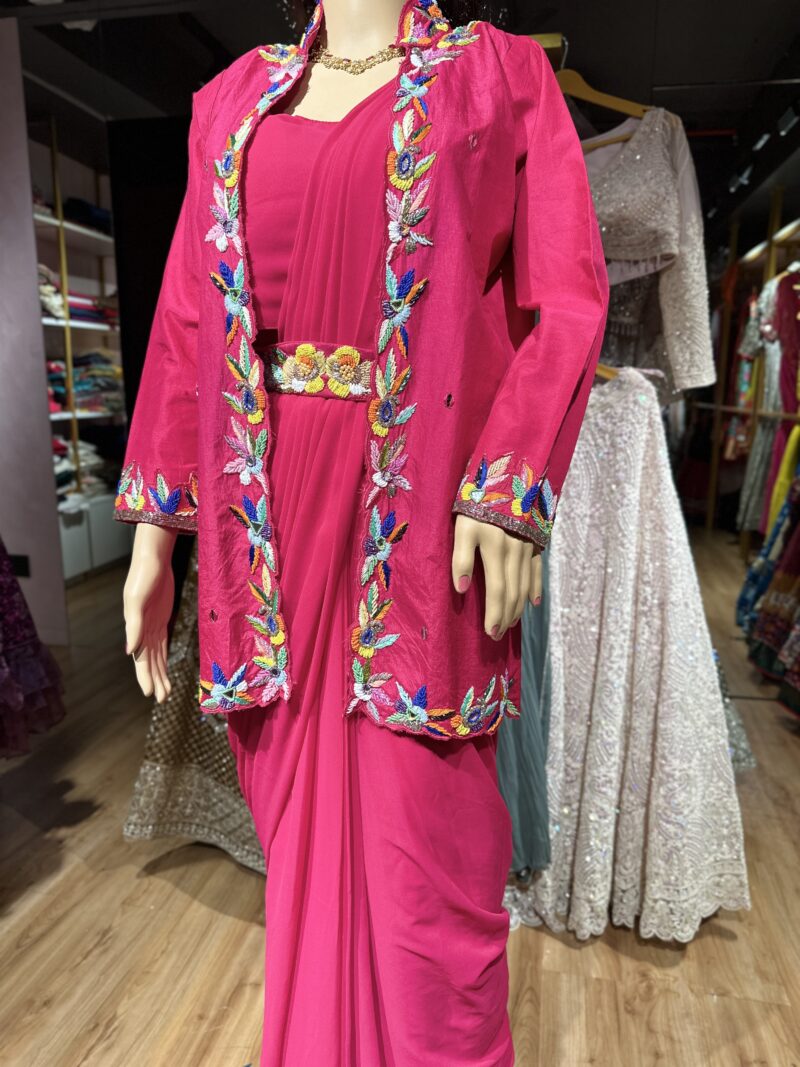 Indo western saree - Image 2
