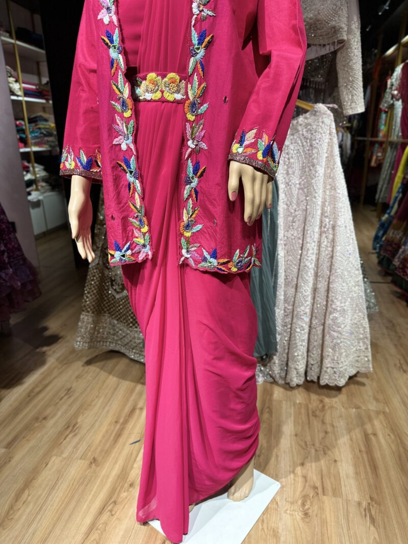 Indo western saree - Image 5