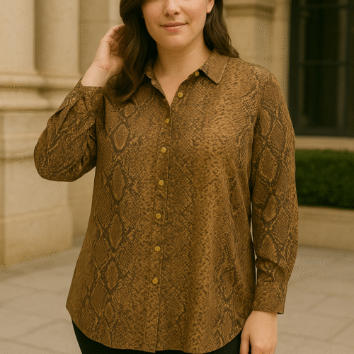 ANIMAL PRINT WOMEN TOP