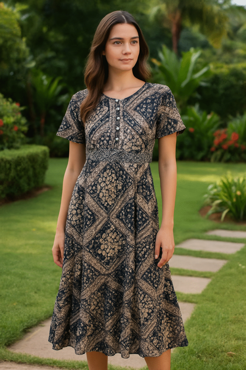 Floral Smocked Dress