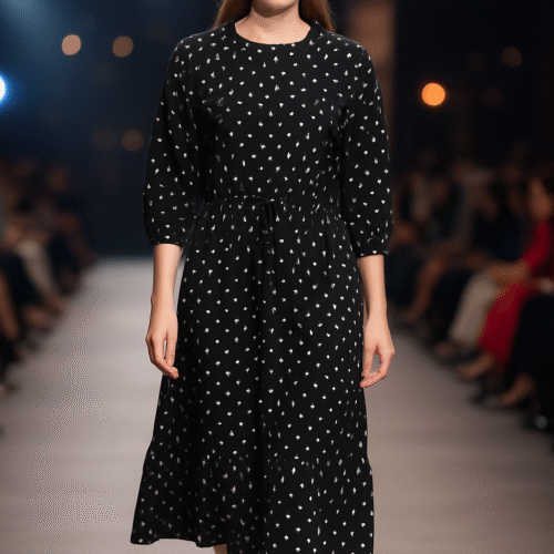 Black Polka Dots Dress