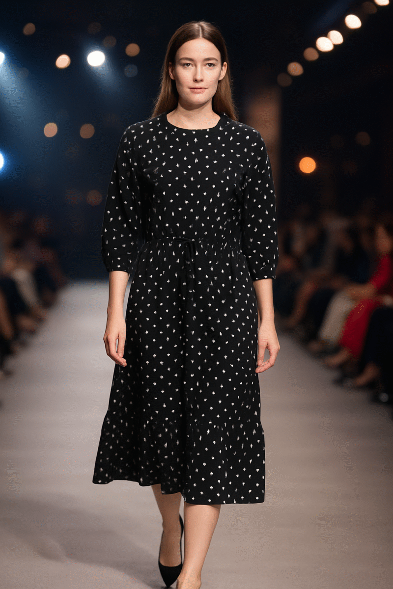 Black Polka Dots Dress