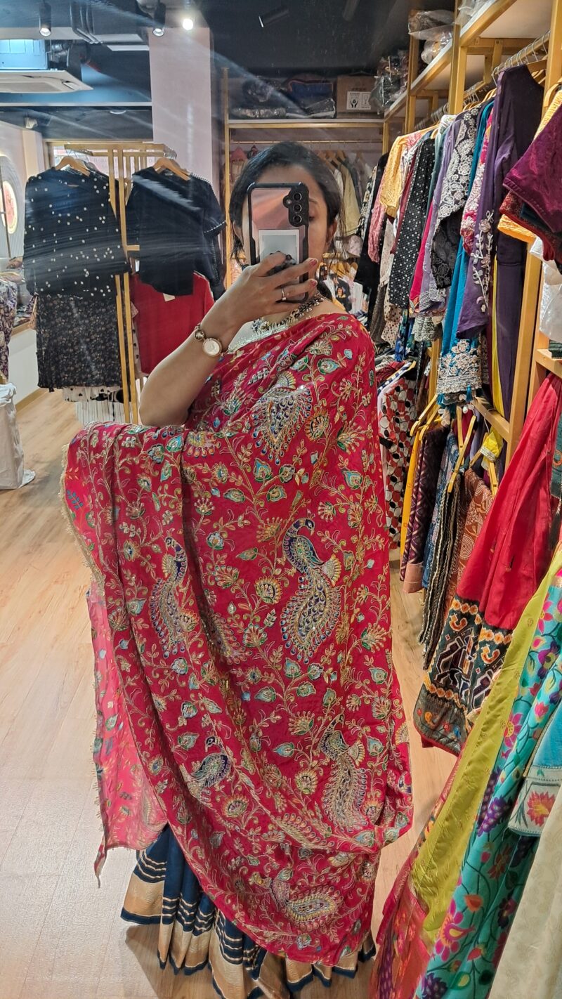 DESIDNER PINK DUPATTA 7 - Image 4